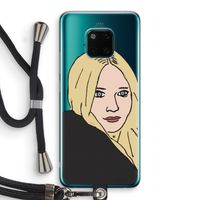 Ashley: Huawei Mate 20 Pro Transparant Hoesje met koord