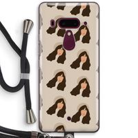 Bonjour mon amour: HTC U12+ Transparant Hoesje met koord