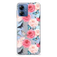 Motorola Moto G14 | TPU Case | Butterfly Roses