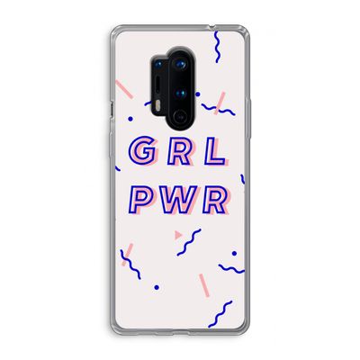GRL PWR: OnePlus 8 Pro Transparant Hoesje