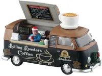 Lemax rolling roasters coffee kerstdorp tafereel 2025