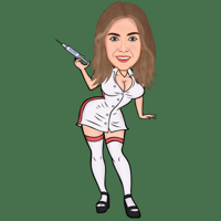 Cartoon Pillow Sexy Nurse - Pillow Buddies