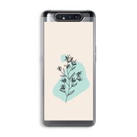 Violets are blue: Samsung Galaxy A80 Transparant Hoesje Violets are blue: Samsung Galaxy A80 Transparant Hoesje
