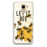 Let it bee: Samsung Galaxy J6 (2018) Transparant Hoesje - thumbnail