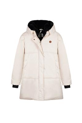 NoBell winter winterjas meisjes - beige - Belvine - lang, capuhon