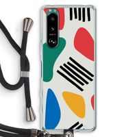 Illustratieve pop 1: Sony Xperia 5 III Transparant Hoesje met koord