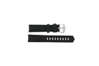 Horlogeband Tag Heuer WAY111A / WAY111Z / BT0722 Rubber Zwart 20.5mm