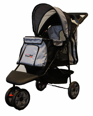 Innopet Buggy Hond - Black/Silver