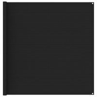 vidaXL Tenttapijt 250x200 cm zwart