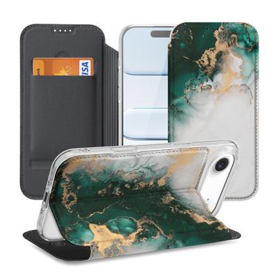Book Cover Apple iPhone Air Marmer Groen