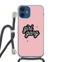 Girl Gang: iPhone 12 mini Transparant Hoesje met koord
