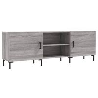 The Living Store Televisiekast Sonoma Eiken - 150x30x50 cm - Opbergruimte - Presenteerfunctie - Praktische deur -