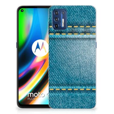 Motorola Moto G9 Plus | Sillicone Back Cover | Jeans