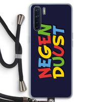 90's One: Oppo A91 Transparant Hoesje met koord