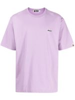 A BATHING APE® t-shirt en coton à logo appliqué - Violet