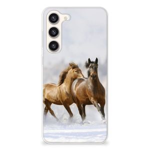 Samsung Galaxy S23 Plus TPU Hoesje Paarden