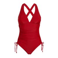 BEACHWAVE corrigerend badpak met beugel rood - thumbnail