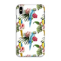 Kleurrijke papegaaien: iPhone XS Tough Case