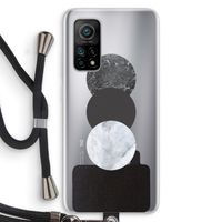 Marmeren cirkels: Xiaomi Mi 10T 5G Transparant Hoesje met koord