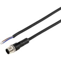 TRU COMPONENTS TC-12833172 Sensor/actuator aansluitkabel M12 Aantal polen (sensoren): 5 Stekker, recht 2 m 1 stuk(s)