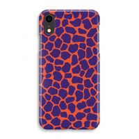 Purple Giraffe: iPhone XR Volledig Geprint Hoesje