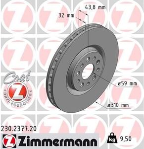 Remschijf Coat Z 230237720