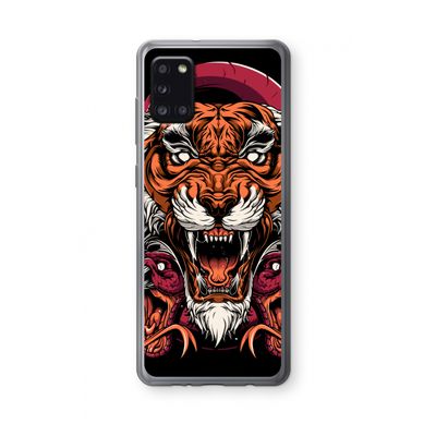 Tiger and Rattlesnakes: Samsung Galaxy A31 Transparant Hoesje
