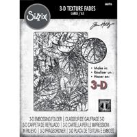 Sizzix • 3-d texture fades embossing folder foliage a5 by tim holtz