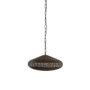 Light & Living - Bahoto hanglamp Ø60x23 cm - mat donkerbruin