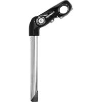 Ergotec stuurpen kobra vario tube 22,2 110mm rvs/alu zw/zil