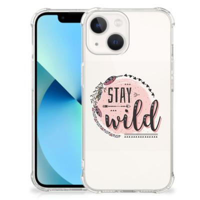 iPhone 13 mini Stevig | Bumper Hoesje | Boho Stay Wild iPhone 13 mini Stevig | Bumper Hoesje | Boho Stay Wild
