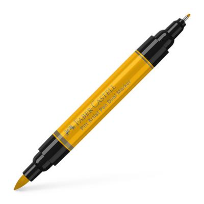 Faber Castell Tekenstift Pitt Artist Pen duo marker - 109 chroomgeel donker