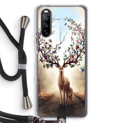 Seasons Change: Sony Sony Xperia 10 III Transparant Hoesje met koord