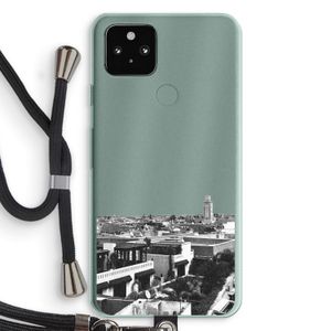 Marrakech Skyline : Pixel 5a 5G Transparant Hoesje met koord