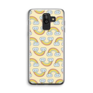 Regenboog: Samsung Galaxy J8 (2018) Transparant Hoesje