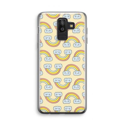 Regenboog: Samsung Galaxy J8 (2018) Transparant Hoesje