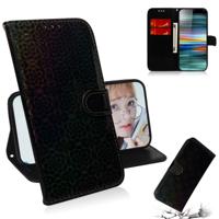 Voor Sony Xperia 10 effen kleur kleurrijke magnetische Buckle horizontale Flip PU lederen draagtas met houder & kaartsleuven & portemonnee & Lanyard (