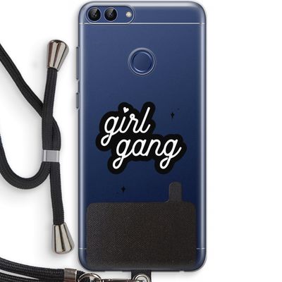 Girl Gang: Huawei P Smart (2018) Transparant Hoesje met koord