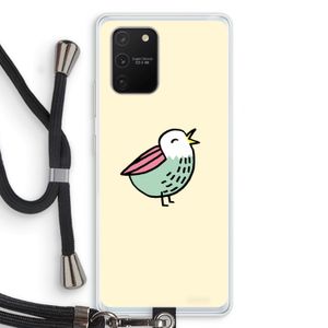 Birdy: Samsung Galaxy S10 Lite Transparant Hoesje met koord