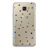 Blauwe stippen: Samsung Galaxy A5 (2016) Transparant Hoesje