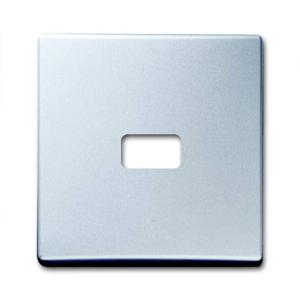 Busch-Jaeger 2CKA001731A1969 Uitschakelaar, Wisselschakelaar, Kruisschakelaar, Knop Afdekking Allweather 44 (IP44) Aluminium, Witaluminium (RAL 9006) 1 stuk(s)