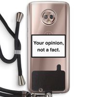 Your opinion: Motorola Moto G6 Transparant Hoesje met koord