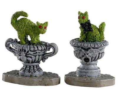 Haunted topiary, set of 2 - Lemax