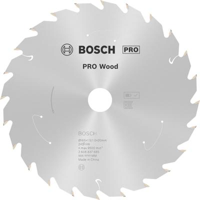 Bosch Accessoires Cirkelzaagblad ST Wood 165x20x1.5/1.0x24T ACCU - 2608837685