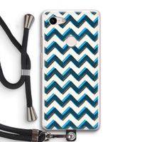 Onderbroken lijn: Pixel 3 Transparant Hoesje met koord
