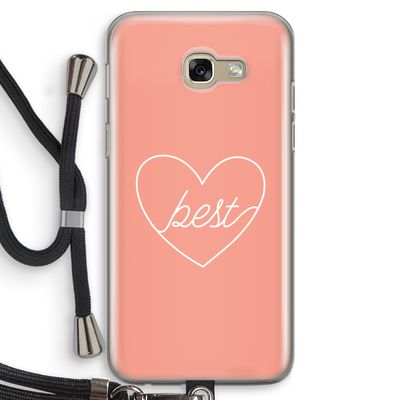 Best heart: Samsung Galaxy A5 (2017) Transparant Hoesje met koord
