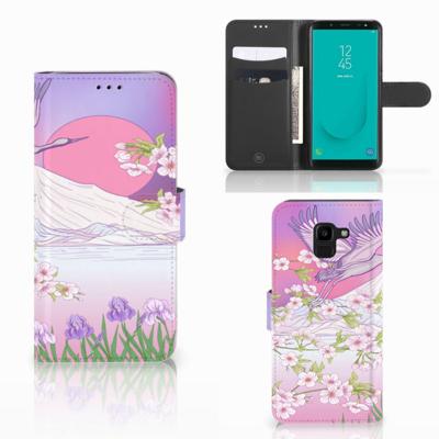 Samsung Galaxy J6 2018 | Telefoonhoesje | Met pasjeshouder | Bird Flying