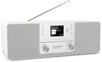 TechniSat DIGITRADIO 370 CD IR Radio DAB+, DAB, VHF (FM), Internet WiFi, Bluetooth, CD, USB, Internetradio Incl. afstandsbediening Wit - thumbnail