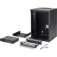 Digitus DN-49103-SET 10inch-patchkast 9 HE Zwart