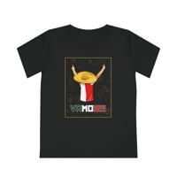 T-shirt regular zwart - kids - VAMOS!!! - logo voor groot